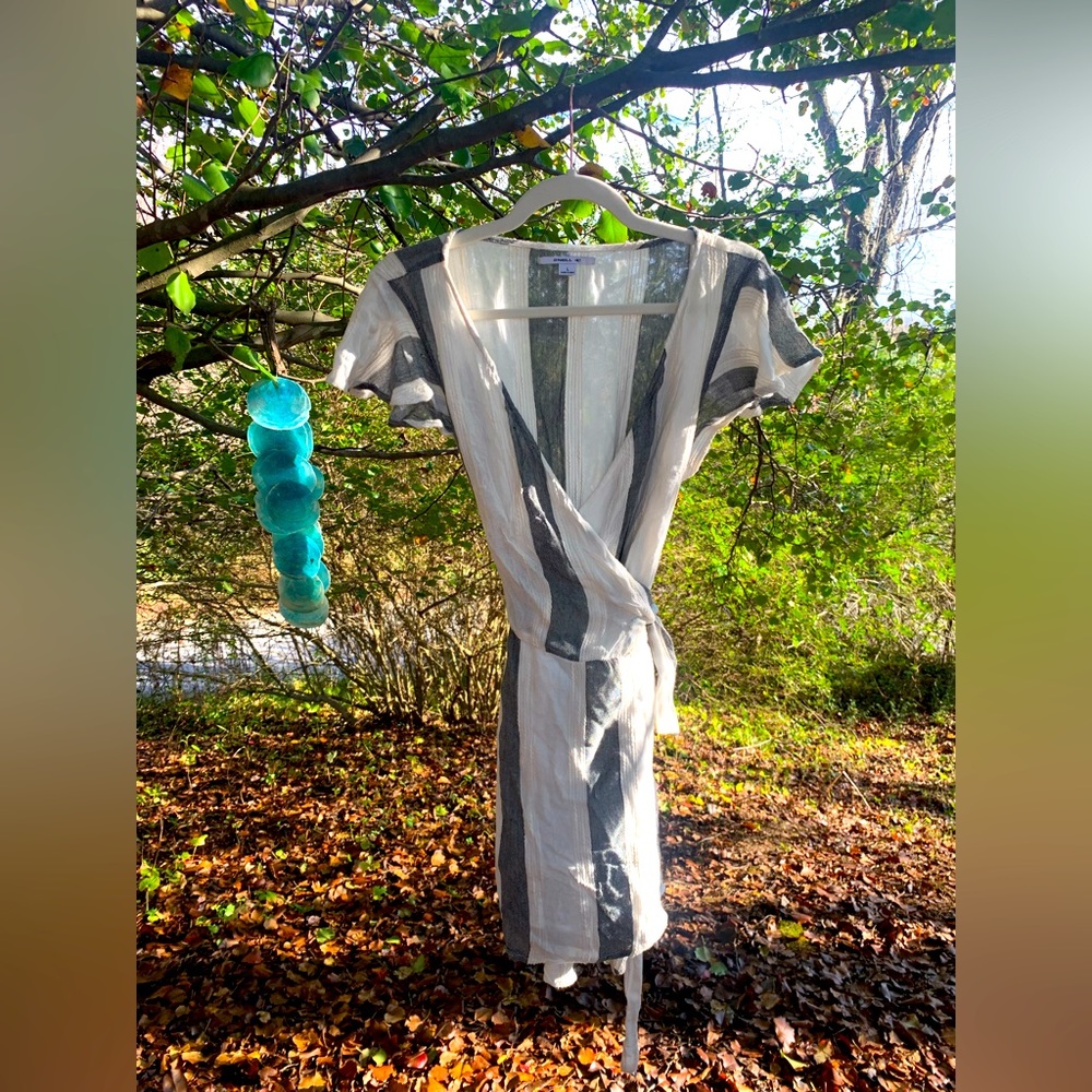 🌊 O’Neill Striped Mini Wrap Dress 🌊 size L